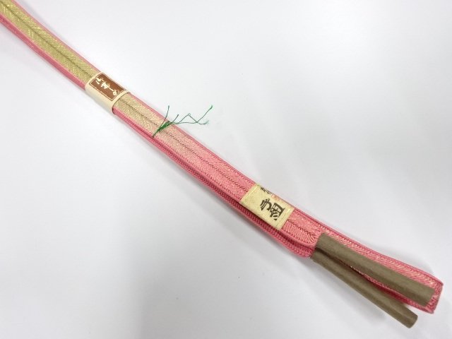 JAPANESE KIMONO / UNUSED HAND-TIED OBIJIME